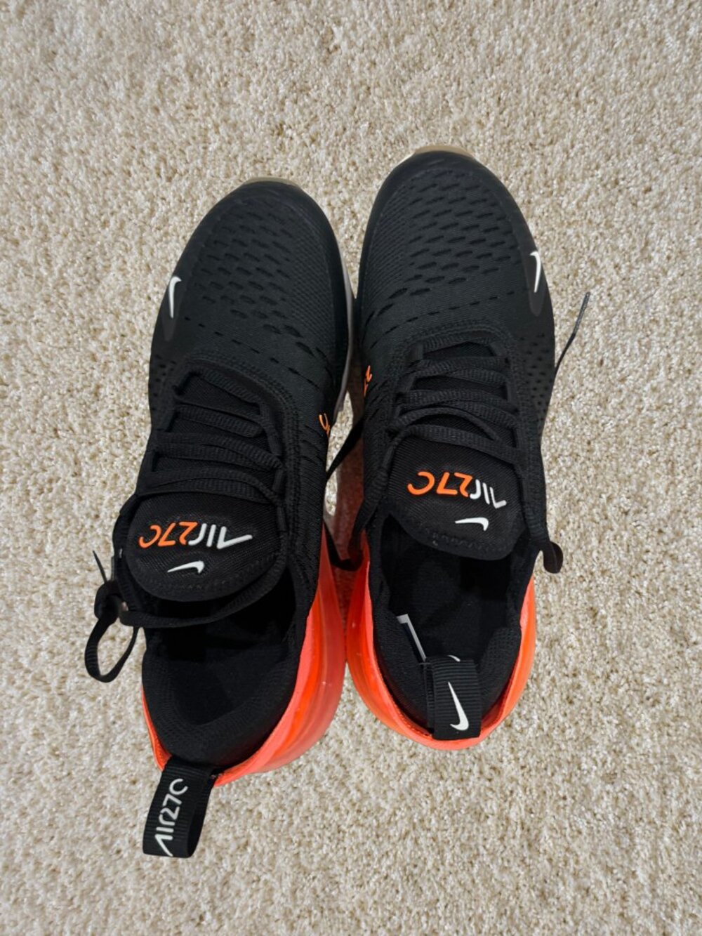 Nike Air 270  Black / Total Orange / Bright Crimson / Phantom
